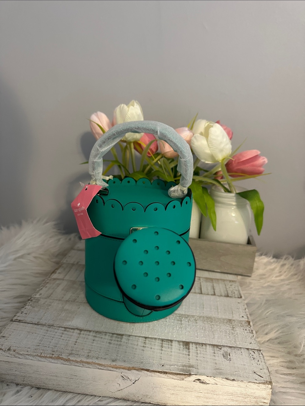 Nwt Kate spade spring forward watering can - Picture 3 of 12